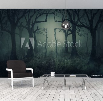 Picture of Forest and cross